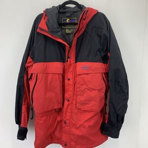 Solstice Mens Large Parka Coat Jacket Nylon Microshed Outdoor Rain Sailing Boat